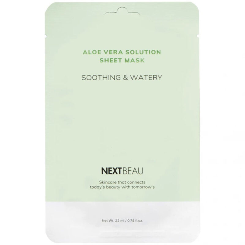 Μάσκα Προσώπου με Αλόη Βέρα NEXTBEAU 22mL