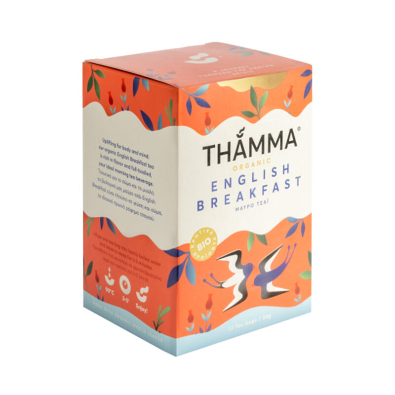 Βιολογικό Τσάι English Breakfast Thamma 12 φακελάκια
