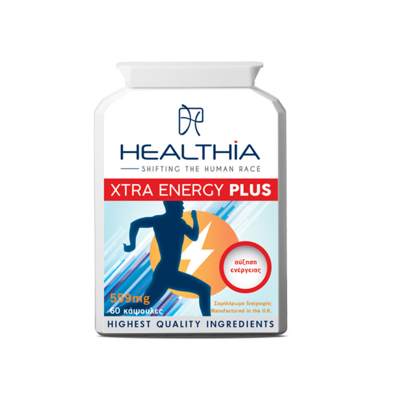 XTRA Energy Plus 559mg Healthia 60 κάψουλες