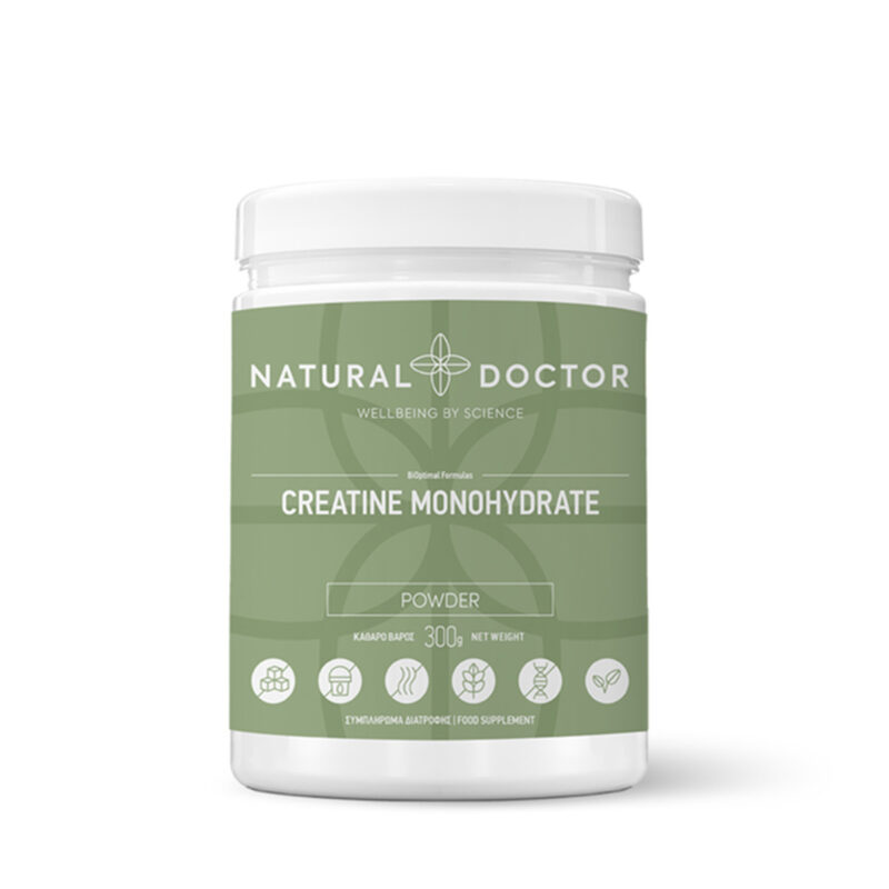 Creatine Monohydrate σε σκόνη Natural Doctor 300g