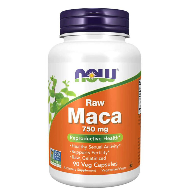Vegan Maca 750 mg Now Foods 90 φυτικές κάψουλες