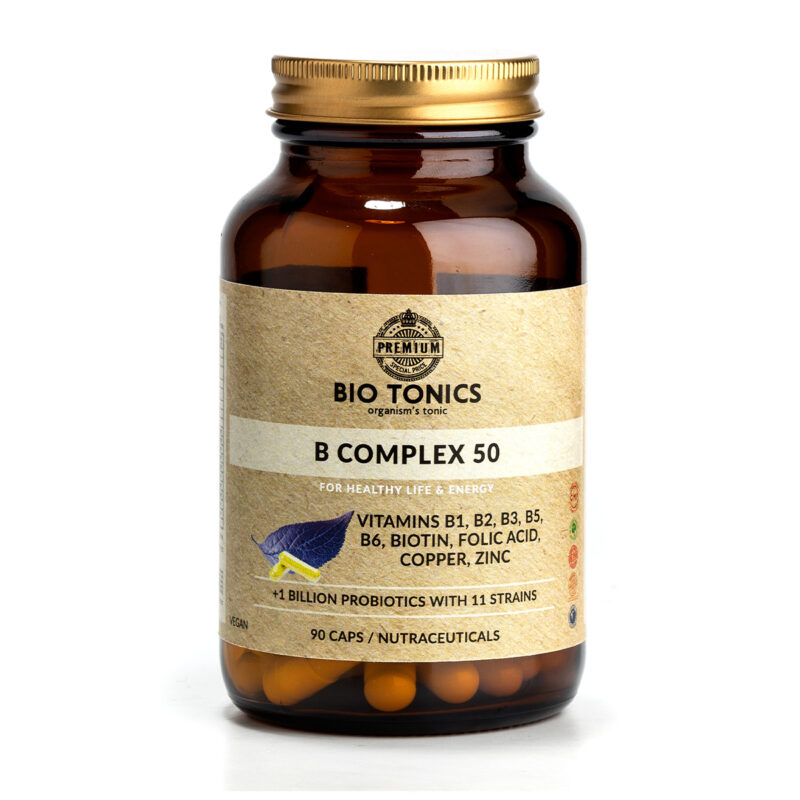 Vegan B Complex 50 Biotonics 90 κάψουλες
