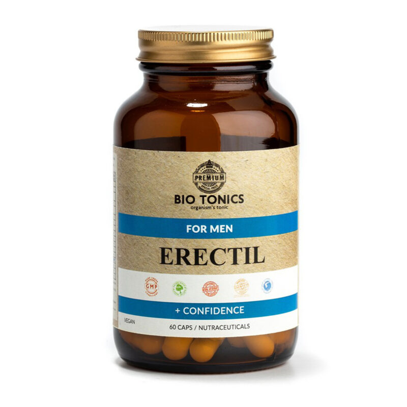 Vegan Erectil for men Biotonics 60 κάψουλες