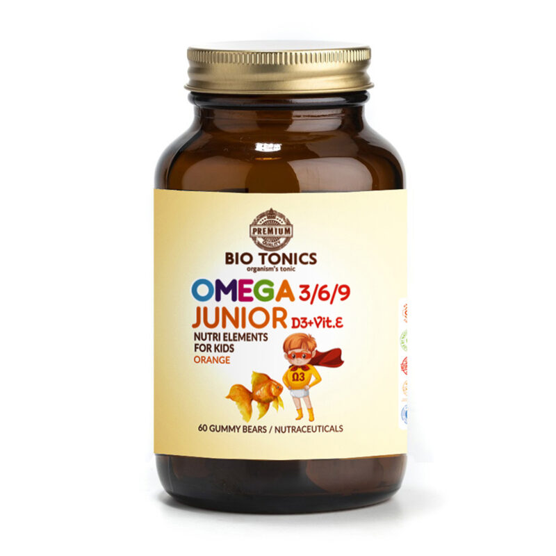Omega 3/6/9 Junior Biotonics 60 ζελεδάκια
