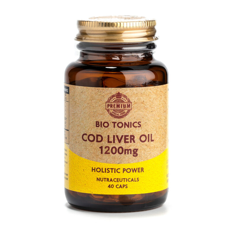 COD Liver Oil 1200mg Biotonics 40 κάψουλες
