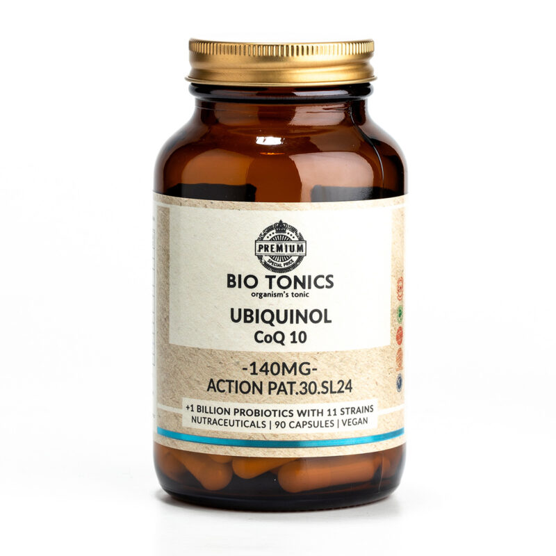 Vegan Ubiquinol Q10 140mg Biotonics 90 φυτικές κάψουλες