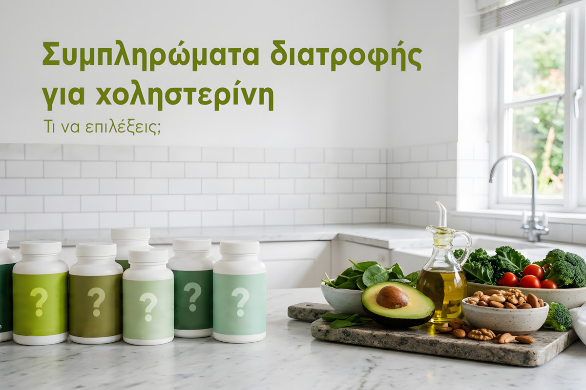 Τρόφιμα και συμπληρώματα που συμβάλλουν στη διαχείριση της χοληστερίνης