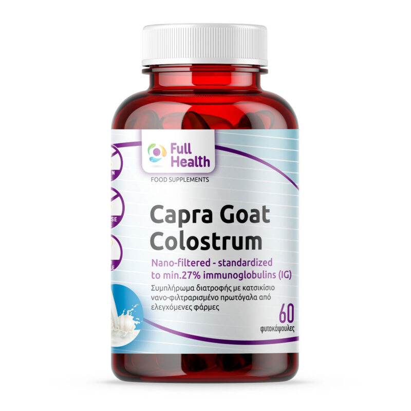 Capra-Goat-Colostrum-Full-Health-60-φυτικές-κάψουλες Capra Goat Colostrum Full Health 60 φυτικές κάψουλες