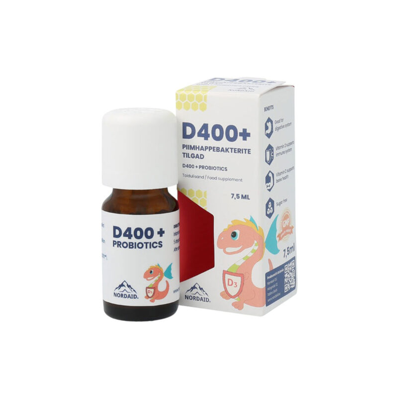 D400+ Probiotics για βρέφη NordAid 7,5mL