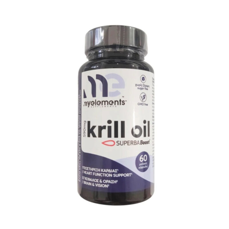Krill Oil SuperbaBoost 590mg My Elements 60 μαλακές κάψουλες