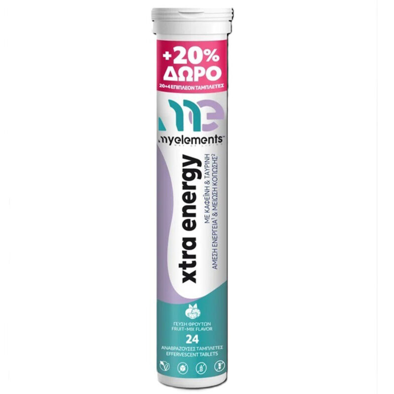 Xtra Energy My Elements 24 αναβράζουσες ταμπλέτες
