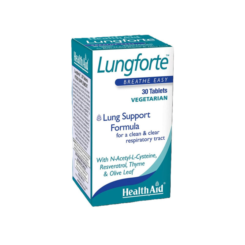 Lungforte Health Aid 30 φυτικές ταμπλέτες