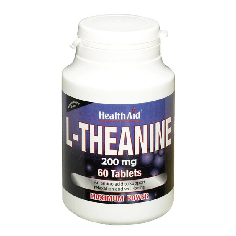 HealthAid L-THEANINE 200mg 60tabs